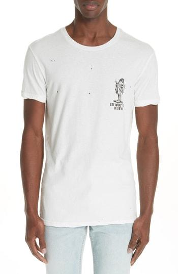 Men's Ksubi Miss Information Graphic T-shirt - White