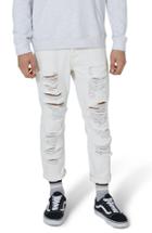 Men's Topman Extreme Ripped Tapered Fit Jeans