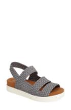 Women's Bernie Mev. 'crisp' Woven Platform Sandal Us / 42eu - Grey