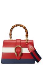 Gucci Small Dionysus Top Handle Leather Shoulder Bag - Red