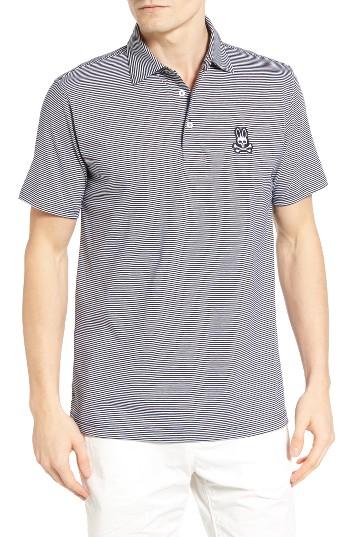 Men's Psycho Bunny Fit Polo, Size 3(xs) - Blue