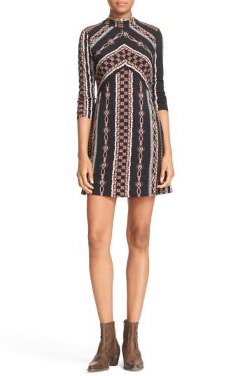 Women's Free People 'stella' Graphic Print Minidress