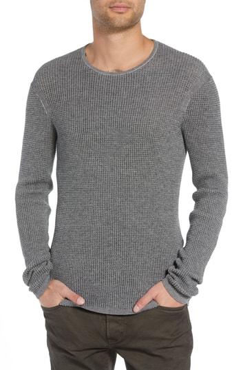 Men's John Varvatos Star Usa Thermal Sweater - Grey