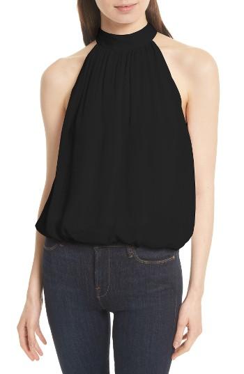 Women's Alice + Olivia Maris Tie Back Top - Black