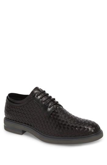 Men's Donald Pliner Eloi Woven Derby M - Black