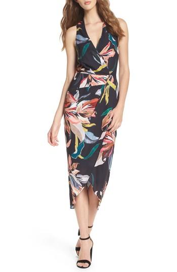 Women's Cooper St Jourdan Drape Midi Dress