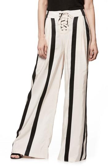 Women's Paige Capucine High Waist Wide Leg Pants - Pink