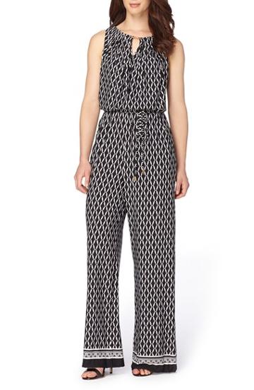 Women's Tahari Jersey Jumpsuit
