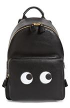 Anya Hindmarch Eyes Mini Leather Backpack - Black