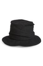 Women's Y's By Yohji Yamamoto Layered Wool Hat - Black