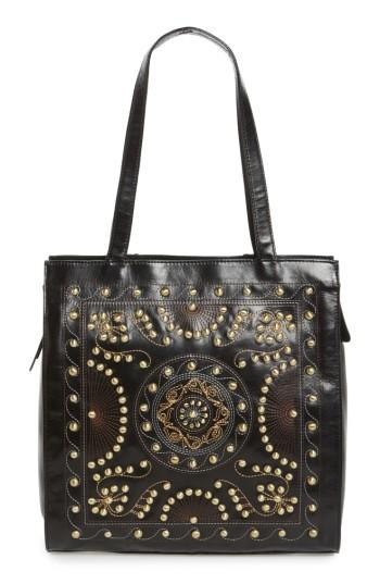 Hobo Avalon Studded Calfskin Leather Tote -