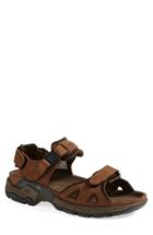 Men's Allrounder By Mephisto 'alligator' Sandal - Brown