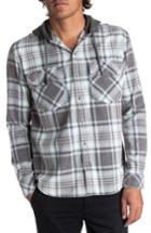 Men's Quiksilver Tang Hooded Woven Shirt - Blue