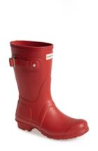 Women's Hunter 'original Short' Rain Boot M - Red