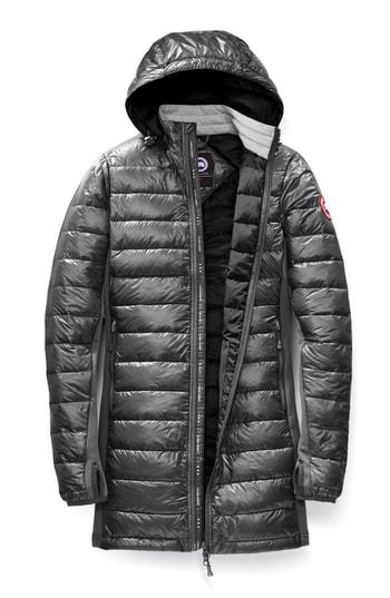 Women's Canada Goose 'hybridge Lite' Slim Fit Hooded Packable Goose Down Coat (0) - Blue