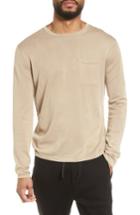 Men's Vince Long Sleeve Pocket T-shirt - Beige