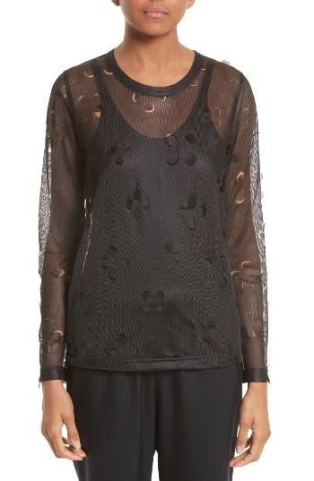 Women's Comme Des Garcons Sheer Mesh Tee