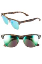 Men's Ray-ban 'highstreet' 57mm Sunglasses - Matte Havana/ Green Mirror