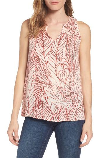 Women's Velvet By Graham & Spencer Palm Print Top