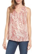 Women's Velvet By Graham & Spencer Palm Print Top