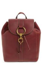 Frye Ilana Harness Leather Backpack - Burgundy