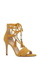 Women's Nine West Mangalara Lace-up Sandal M - Yellow