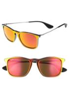 Women's Ray-ban 'youngster' Velvet 54mm Sunglasses - Orange Flash