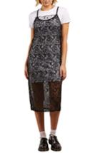 Women's Volcom Time's Now Layered Midi Dress - Black