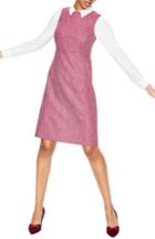 Women's Boden Rosie Tweed Sheath Dress - Grey