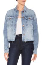 Women's Joe's The Boyfriend Cutoff Denim Jacket - Blue