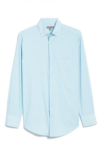 Men's Peter Millar Mimi Fit Check Performance Sport Shirt