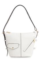 Marc Jacobs The Mini Sling Convertible Leather Hobo - White