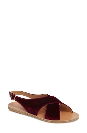 Women's Ancient Greek Sandals Maria Sandal Us / 35eu - Burgundy