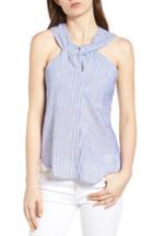 Women's Bishop + Young Knot Front Stripe Tank - Blue