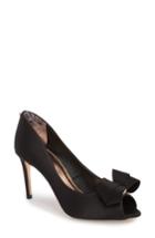 Women's Ted Baker London Vylett Peep Toe Pump M - Black