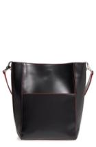 Lodis Berta Leather Bucket Bag - Black