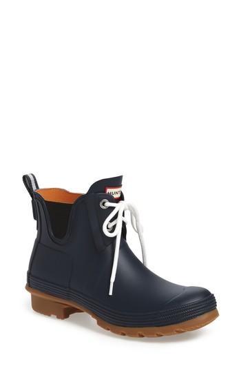 Women's Hunter Original Sissinghurst Waterproof Pull-on Boot M - Blue