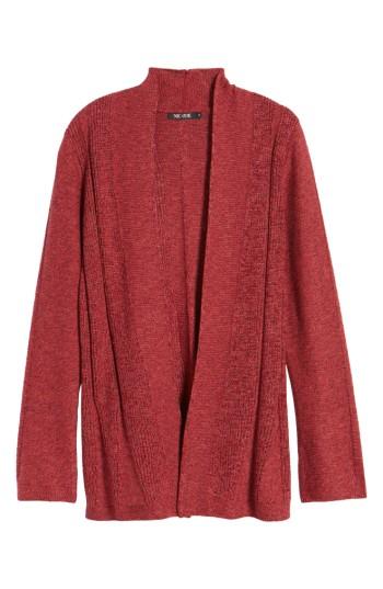Women's Nic+zoe Fuse One-button Cardigan - Red