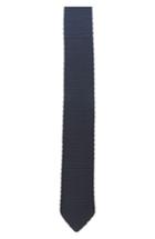 Men's Hook + Albert Solid Staple Knit Silk Tie, Size - Blue