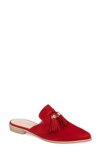 Women's Stuart Weitzman 'slidealong' Slide Loafer M - Red