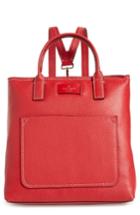 Kate Spade New York Maple Street - Kenzie Leather Convertible Backpack - Red