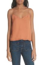 Women's Veronica Beard Sonya Silk Camisole - Orange