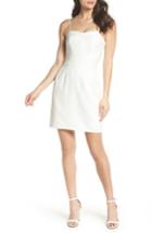 Women's Charles Henry Fitted Corset Sheath Dress - Ivory