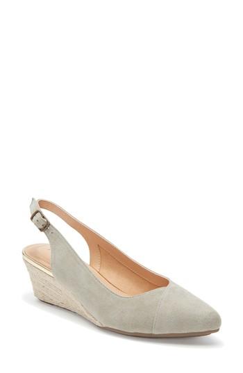 Women's Me Too Slingback Espadrille Wedge .5 M - Grey