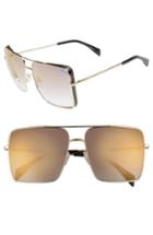 Women's Moschino 50mm Square Flat Top Sunglasses -