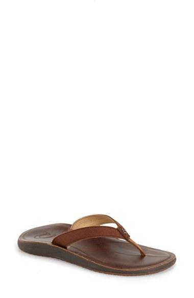 Women's Olukai Pua Flip Flop M - Brown