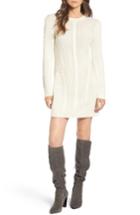 Women's Treasure & Bond X Something Navy Sweater Dress - White
