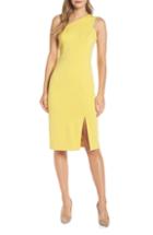 Women's Vince Camuto One-shoulder Sheath Dress - Yellow