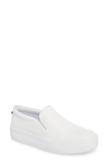 Women's Steve Madden Gills Platform Slip-on Sneaker M - White
