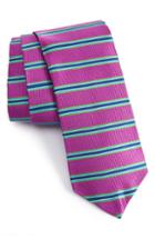 Men's Nordstrom Men's Shop Sunset Stripe Silk Tie, Size - Purple
